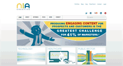 Desktop Screenshot of niacreative.com